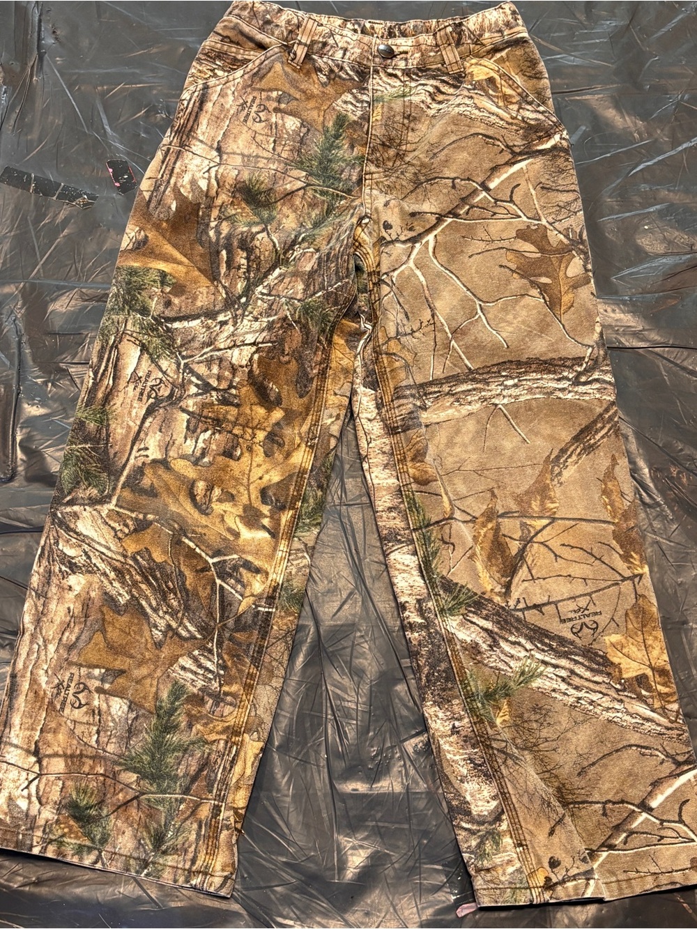 Carhartt Kids Camo Pants in Brown Realtree Print